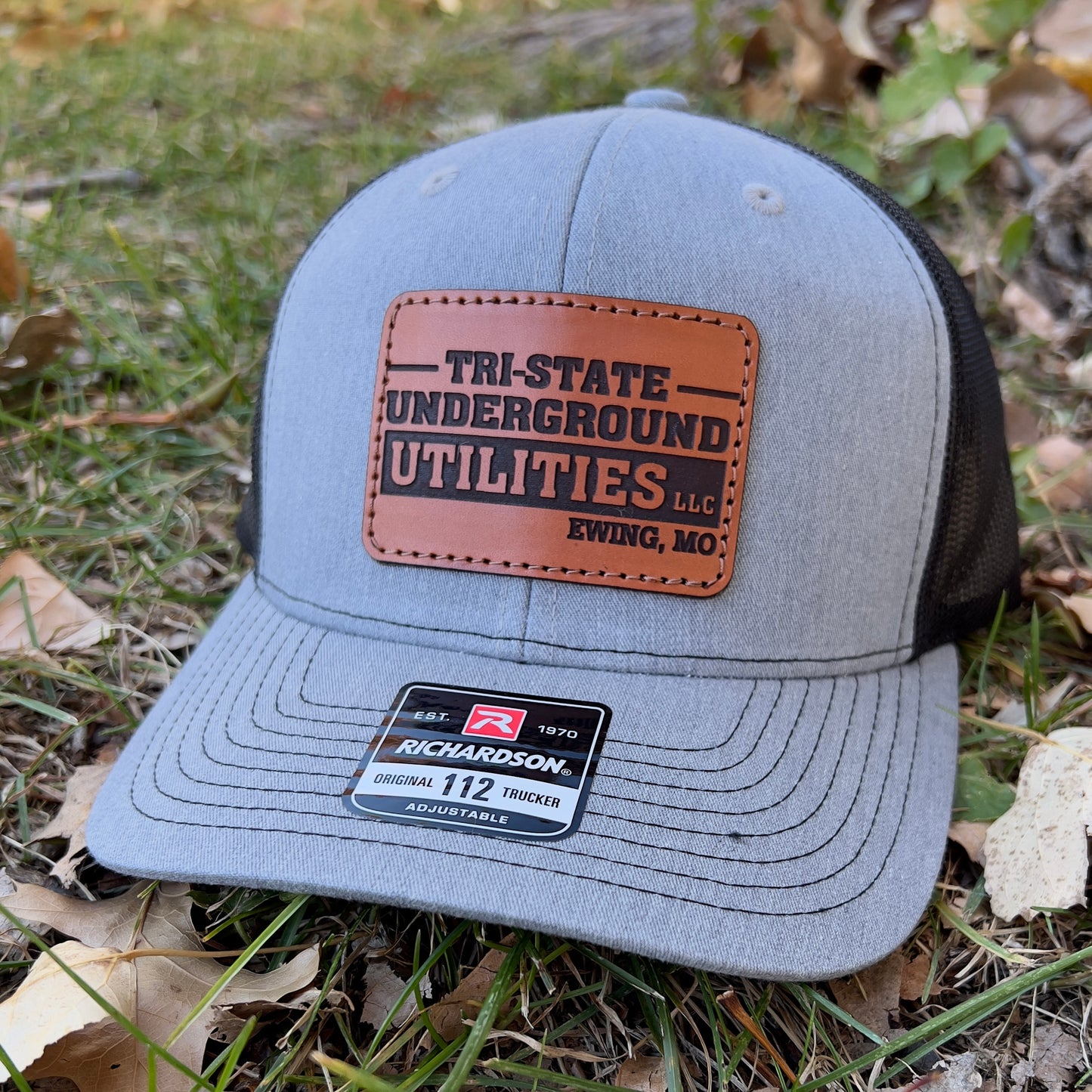 Leather Patch Hats (Your Logo)