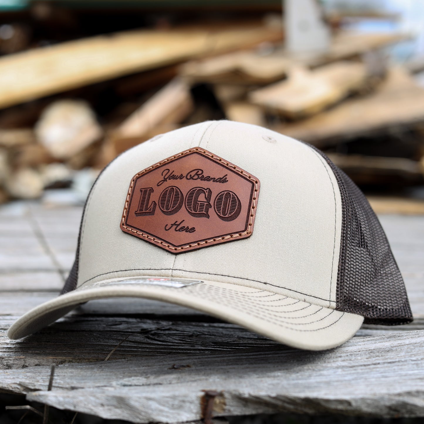 Richardson 112 Custom Leather Patch Hat