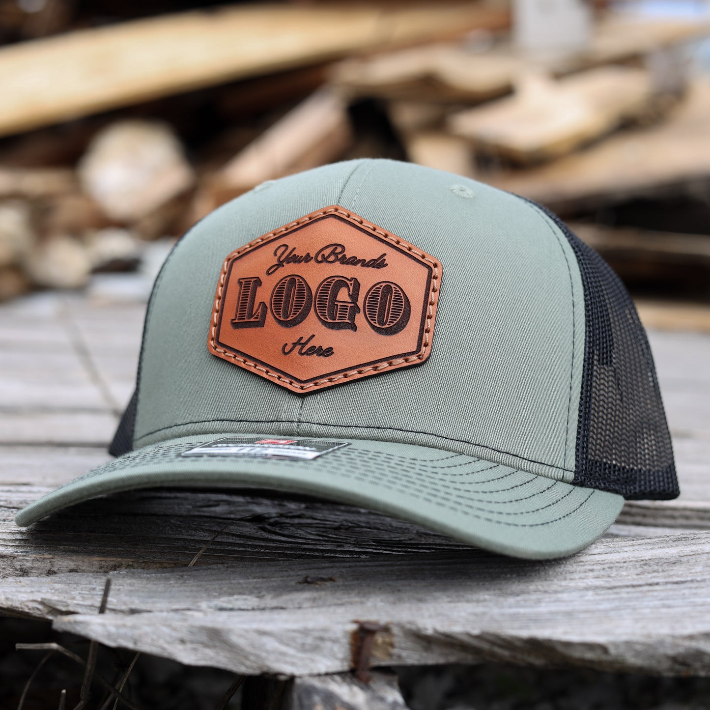 Richardson 112 Custom Leather Patch Hat